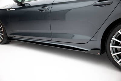 Street Pro Seitenschweller Diffusor + Flaps Audi A5 Sportback F5 Facelift