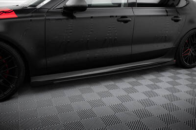 Street Pro Seitenschweller Diffusor + Flaps Audi A7 RS7 Look C7