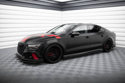 Street Pro Seitenschweller Diffusor + Flaps Audi A7 RS7 Look C7