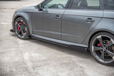 Street Pro Seitenschweller Diffusor + Flaps Audi RS3 8V Sportback