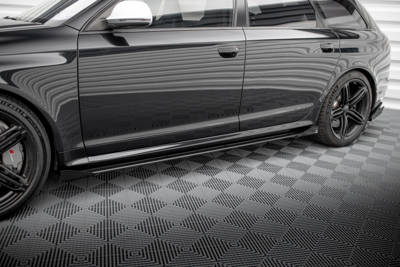 Street Pro Seitenschweller Diffusor + Flaps Audi RS6 Avant C6