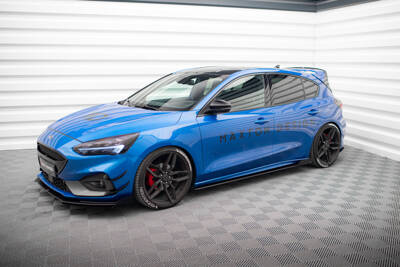 Street Pro Seitenschweller Diffusor + Flaps Ford Focus ST / ST-Line Mk4