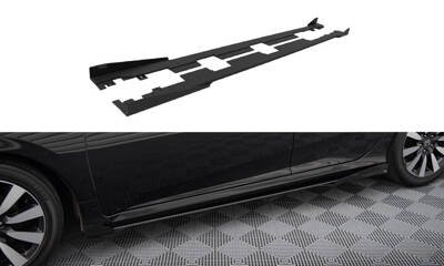 Street Pro Seitenschweller Diffusor + Flaps Honda Civic Mk10