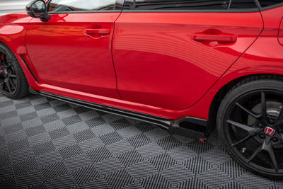 Street Pro Seitenschweller Diffusor + Flaps Honda Civic Type-R Mk 11