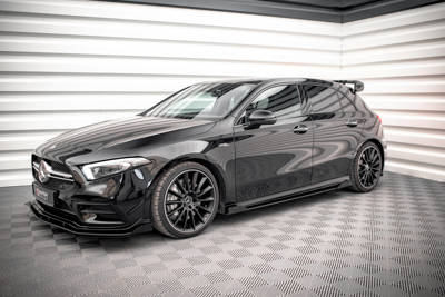 Street Pro Seitenschweller Diffusor + Flaps Mercedes A35 AMG / AMG-Line Aero Pack W177 