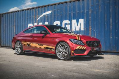 Street Pro Seitenschweller Diffusor + Flaps Mercedes-AMG C43 Coupe C205