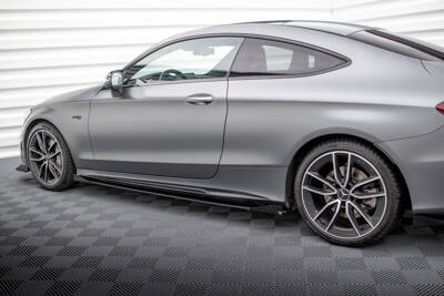 Street Pro Seitenschweller Diffusor + Flaps Mercedes-AMG C43 Coupe / Cabrio C205  Facelift / A205 Facelift