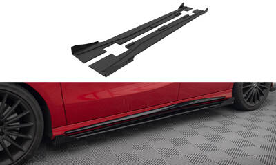 Street Pro Seitenschweller Diffusor + Flaps Mercedes-Benz A 45 AMG W176 Facelift