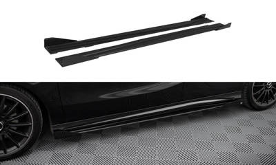 Street Pro Seitenschweller Diffusor + Flaps Mercedes-Benz A AMG-Line W176 Facelift