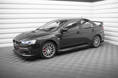 Street Pro Seitenschweller Diffusor + Flaps Mitsubishi Lancer EVO X