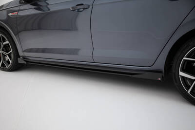 Street Pro Seitenschweller Diffusor + Flaps Volkswagen Polo GTI Mk6 Facelift