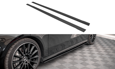 Street Pro Seitenschweller Diffusor Mercedes A35 AMG / AMG-Line Aero Pack W177 