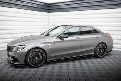 Street Pro Seitenschweller Diffusor Mercedes-AMG C63 Sedan / Estate W205 Facelift