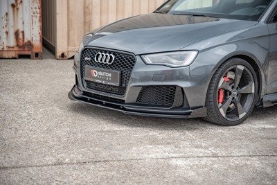 Street Pro Splitter + Flaps Audi RS3 8V Sportback