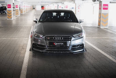 Street Pro Splitter + Flaps + Flaps Audi S3 / A3 S-Line Sedan 8V