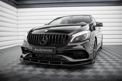 Street Pro Splitter + Flaps + Flaps Mercedes-Benz A AMG-Line W176 Facelift