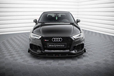 Street Pro Splitter + Flaps V.1 + Flaps Audi RS3 Sedan 8V Facelift