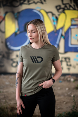 Womens Khaki T-shirt