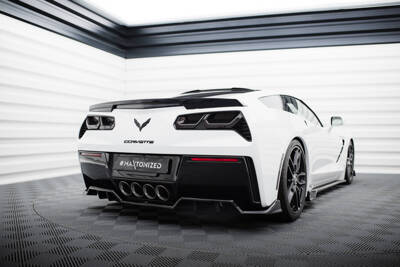 Zentrale Hinten Splitter (mit einem vertikalem balken) Chevrolet Corvette C7