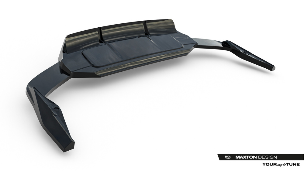 Hinten Splitter (mit einem vertikalem balken) Audi SQ7 Mk2 Facelift 2