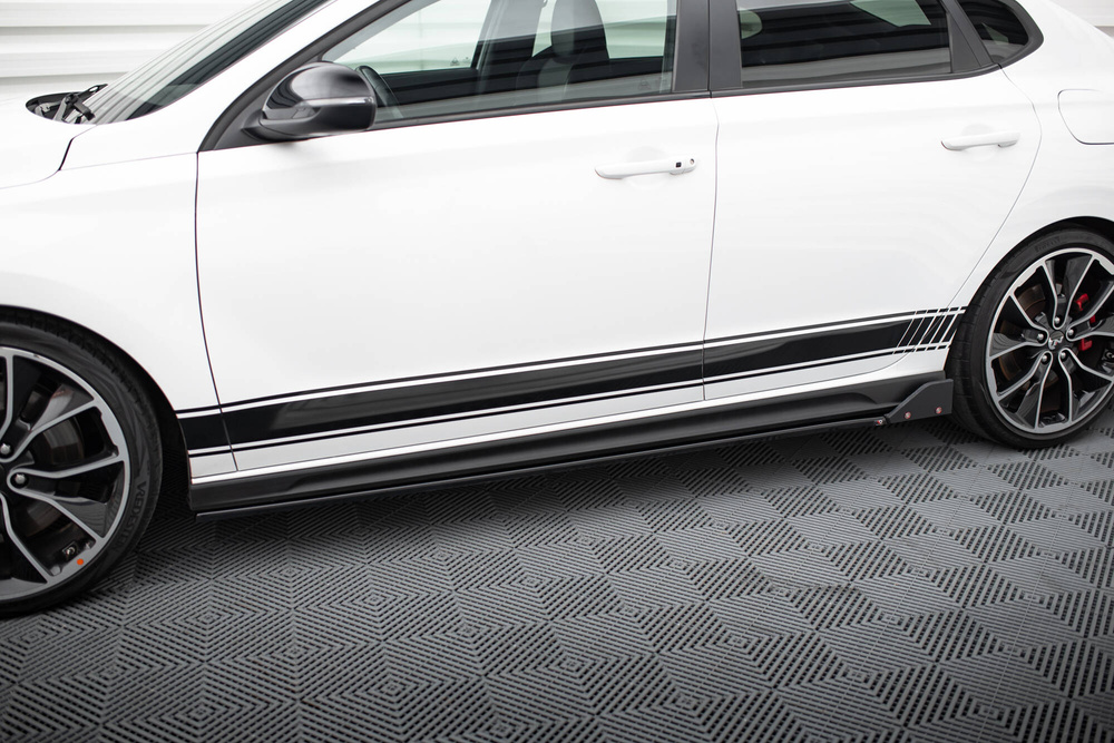 Seitenschweller Diffusor V.5 + Flaps Hyundai I30 N / N-Line Hatchback / Fastback Mk3 / Mk3 Facelift