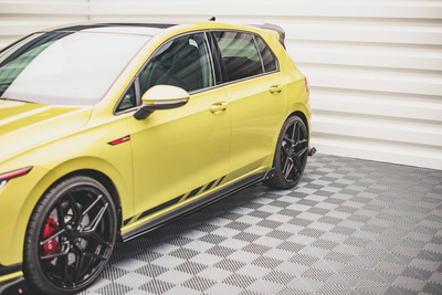 Seitenschweller Diffusor V.2 + Flaps Volkswagen Golf GTI / GTE / GTI Clubsport / GTD / R-Line Mk8