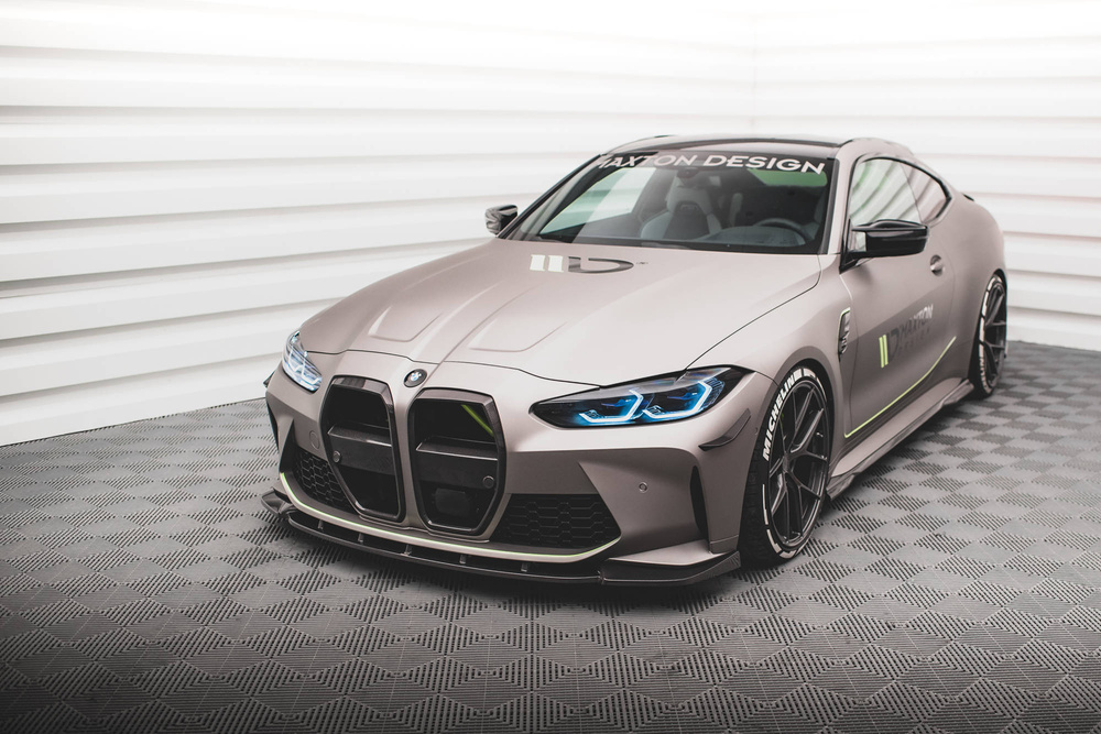 Prepreg Carbon Fiber Front Diffusor V.1 BMW M4 G82 / G82 Facelift