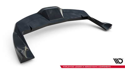 Hinten Splitter (mit einem vertikalem balken) V.2 Tesla Model X Mk1 Facelift