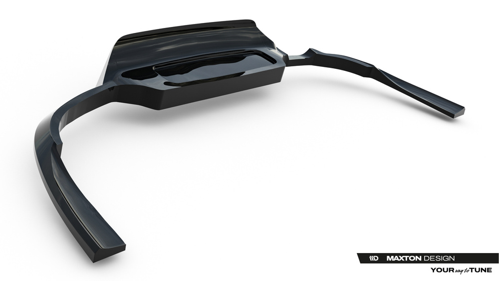 Hinten Splitter (mit einem vertikalem balken) Opel Insignia OPC-Line Mk2