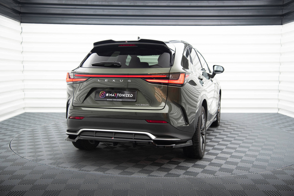 Hinten Splitter (mit einem vertikalem balken) Lexus NX F-Sport Mk2