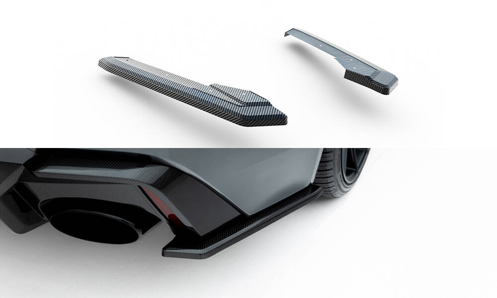 Prepreg Carbon Fiber Heck Diffusor Seite Audi RS6 C8 