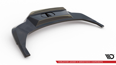 Hinten Splitter (mit einem vertikalem balken) Skoda Enyaq Coupe iV RS