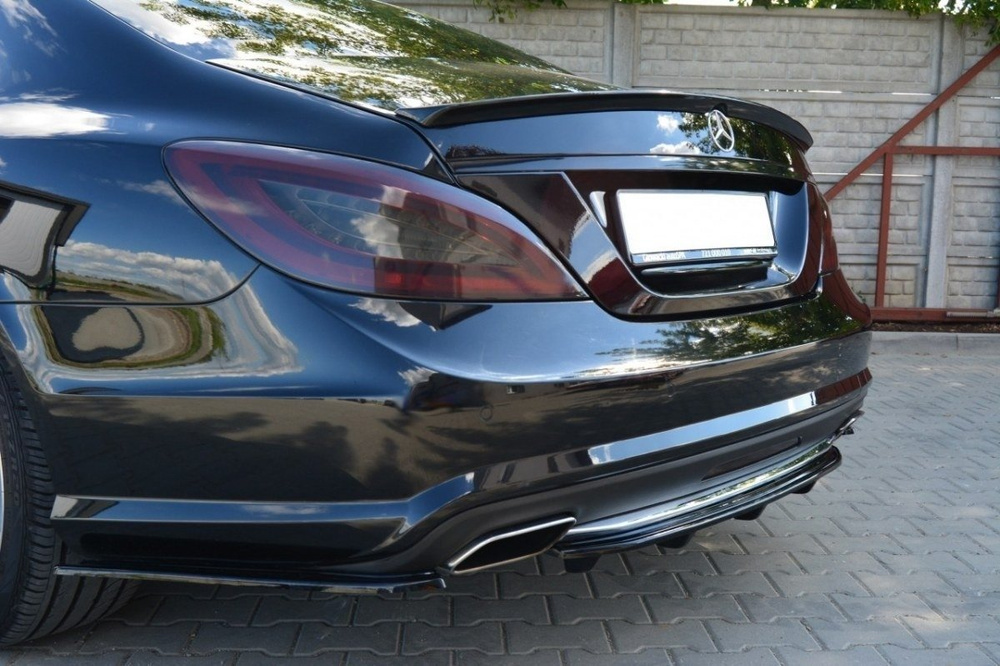 Hinten Splitter MERCEDES CLS C218 (mit einem vertikalen Balken) AMG LINE