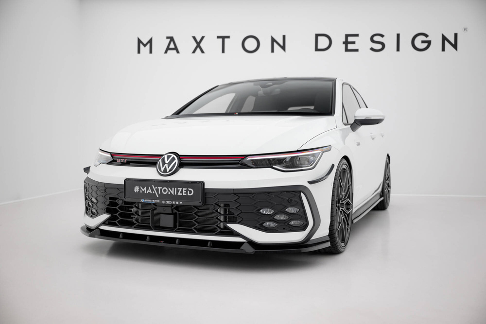 Front Diffusor V.2 Volkswagen Golf GTI / GTE / R-Line Mk8 Facelift