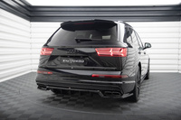 Hinten Splitter (mit einem vertikalem balken) Audi SQ7 / Q7 S-Line Mk2