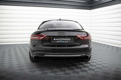 Heckansatz Audi A5 Coupe / Cabrio S-Line 8T (Version mit Einzelauspuff auf beiden Seiten)
