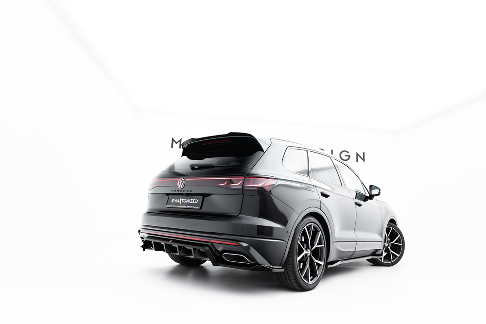 Hinten Splitter (mit einem vertikalem balken) Volkswagen Touareg R-Line Mk3 Facelift