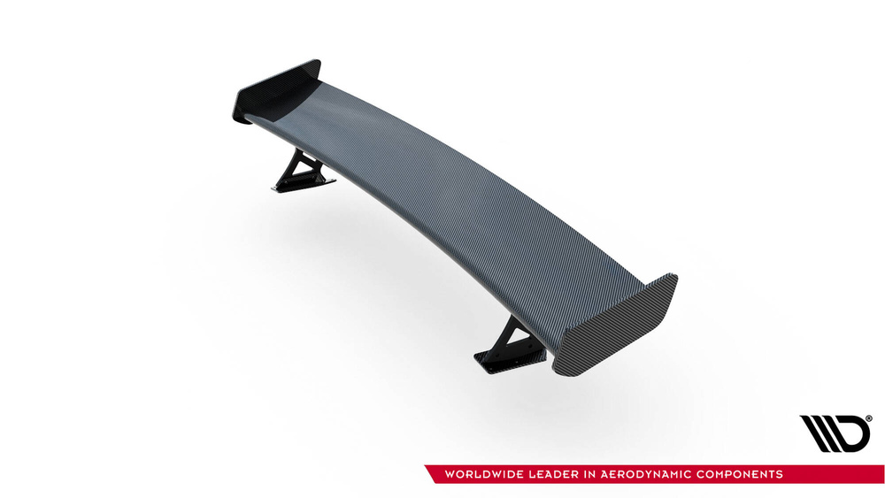 Carbon Spoiler With External Brackets Uprights  Audi A3 / A3 S-Line / S3 / RS3 Sedan 8V / 8V Facelift