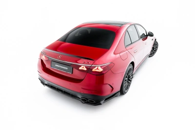 Hinten Splitter (mit einem vertikalem balken) Mercedes-AMG E53 Sedan / Estate W214