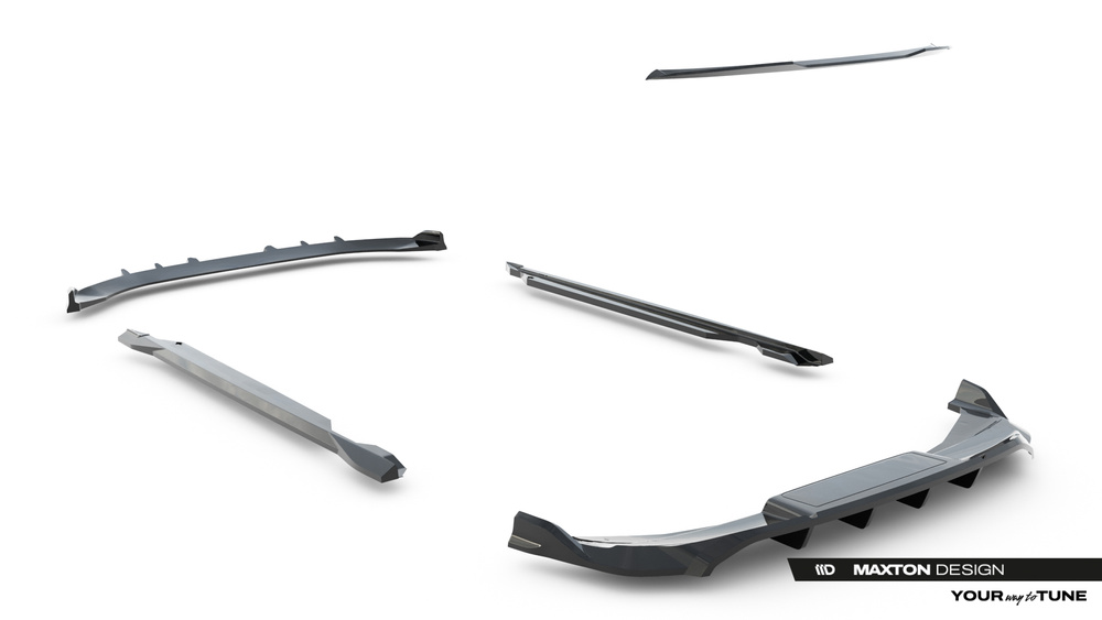 Diffusor Satz Audi Q6 e-tron S-Line / SQ6 e-tron SUV Mk1