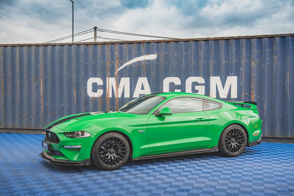 Seitenschweller Diffusor + Flaps  Ford Mustang GT Mk6 Facelift