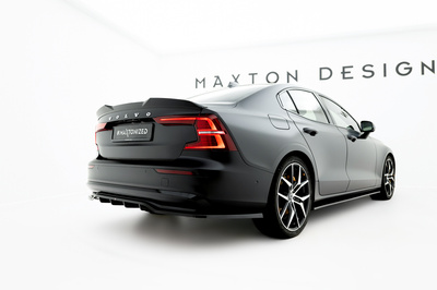 Hinten Splitter (mit einem vertikalem balken) Volvo S60/V60 R-Design Mk3