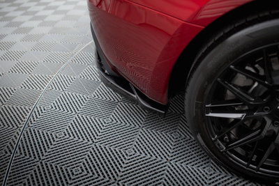 Hinten Splitter (mit einem vertikalem balken) V.2 Tesla Model 3 Project Highland(Facelift)