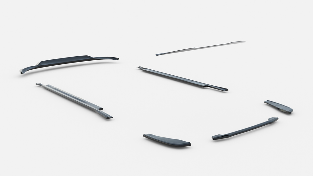 Diffusor Satz BMW X4 M-Pack G02