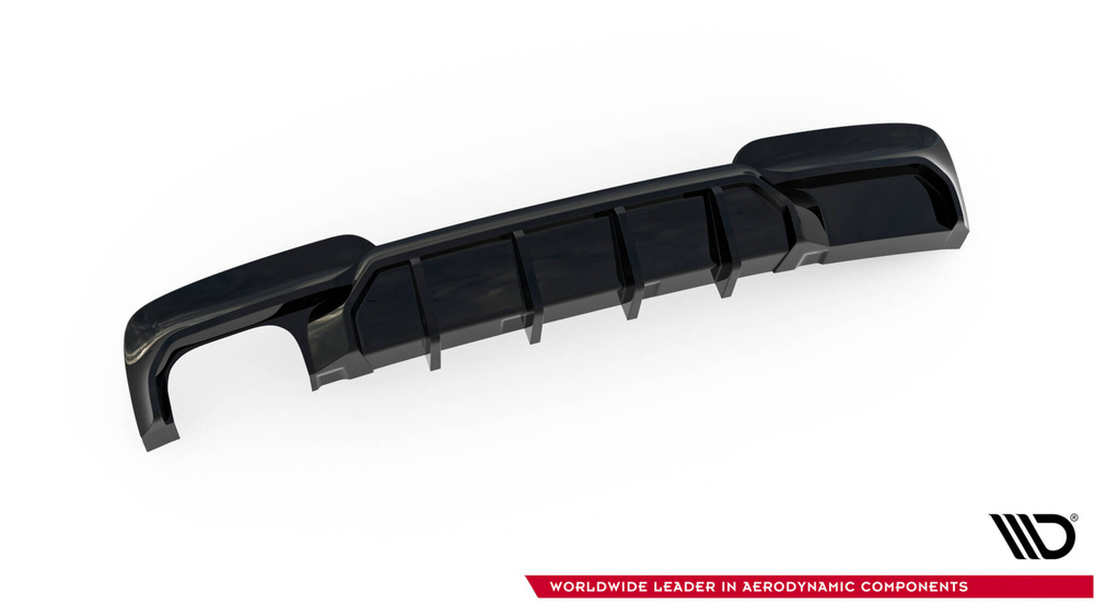 Heckansatz V.2 BMW 5 M-Pack F10 / F11 (Version mit einseitigem Doppelauspuff)