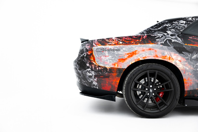 Heck Diffusor Seite Dodge Challenger GT Mk3 Facelift