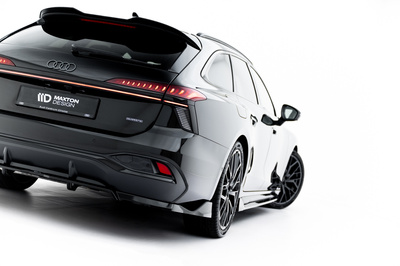 Hinten Splitter (mit einem vertikalem balken) V.2 Audi A6 S-Line C9