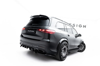 Hinten Splitter (mit einem vertikalem balken) Mercedes-Benz GLS AMG-Line X167 Facelift