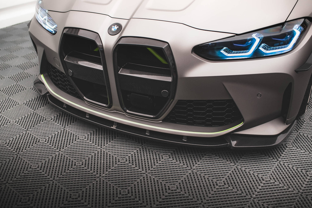 Prepreg Carbon Fiber Front Diffusor V.1 BMW M4 G82 / G82 Facelift
