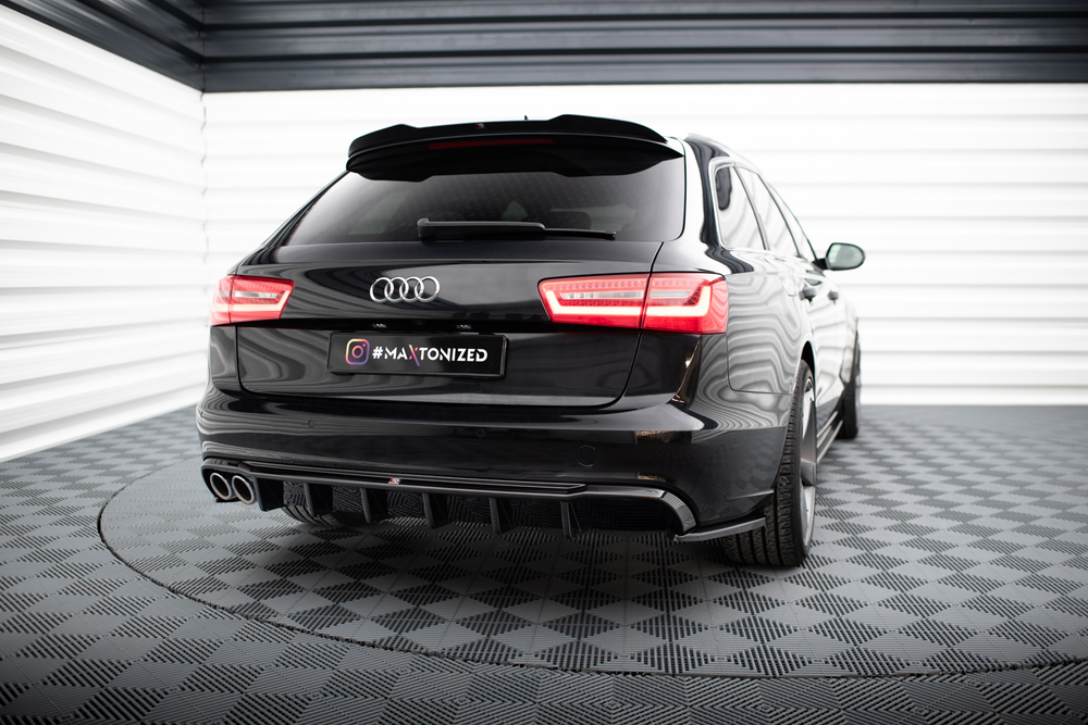 Heckansatz Audi A6 Sedan / Avant C7 (Einseitige Doppelauspuffversion)